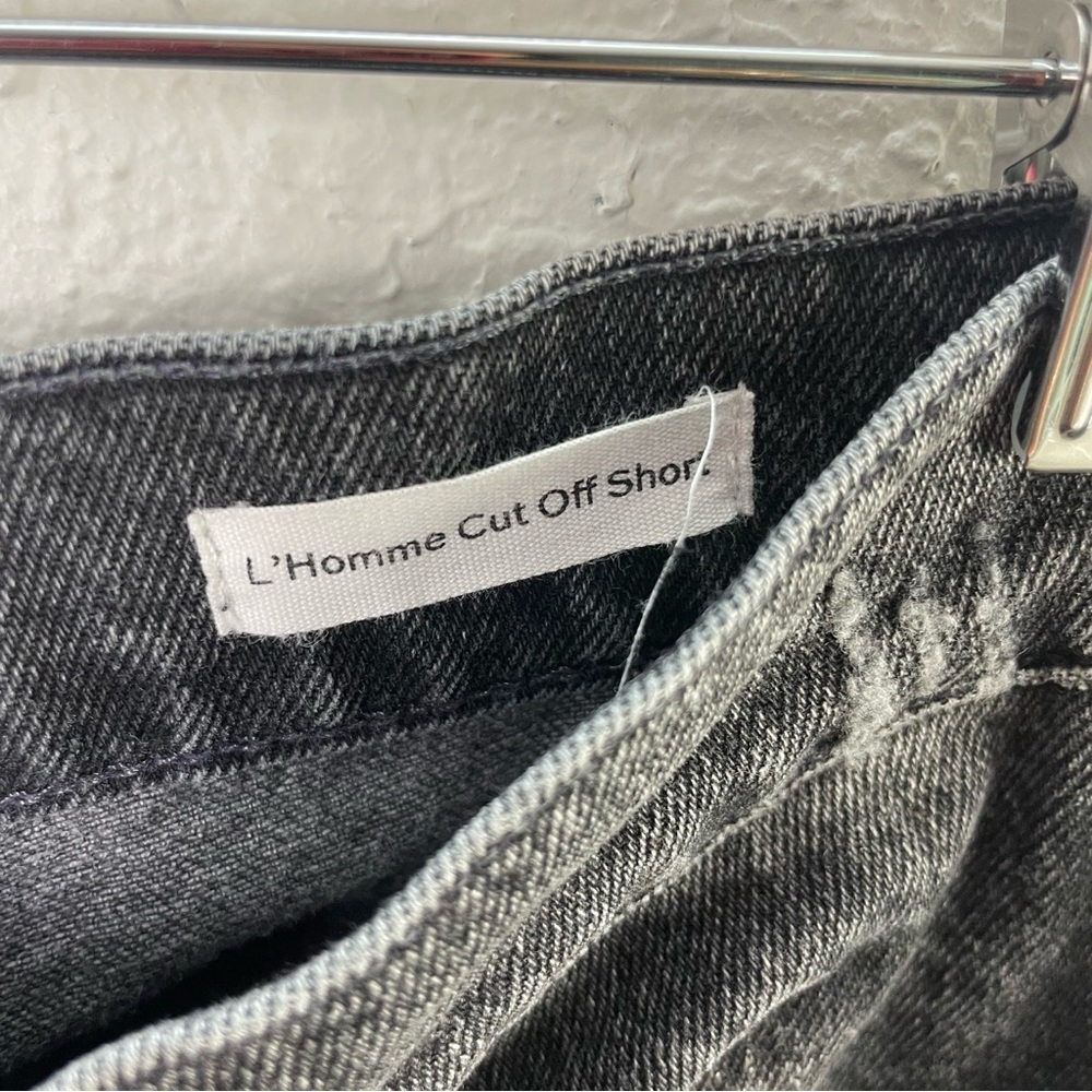 Frame L'Homme Cut-Off Denim Shorts - Picture 6 of 8